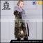 Khaki fashion parka fox fur jacket with fur hooded
