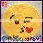 Wholesale stuffed cartoon toy plush emoji,30cm plush emoji pillow