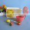 plastic condiment holder/plastic condiment dispenser with 2 pcs