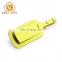 High Quality Yellow Leather Luggage Tag
