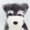Schnauzer plush toy sitting position sherner Shar Pei plush doll Bulldog plush doll