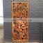Meadow rust decorative lighted hanging wall art in rusted steel