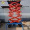 7LSJY Shandong SevenLift outdoor manual hydraulic mobile automotive scissor lift platforms
