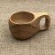 Wooden Water Cup/Salad Bowl,Made of Rubber Wood