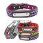 Stainless Steel Iron Pet Woven Collar Leather Leash Training Dog Rope Pet Neck Chain Pet Supplies