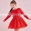 Laughing cute children's clothing girls dress long sleeves 2019 spring new big children's children's mesh fashion dress