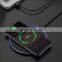 Small Ultra Slim Fast Charging Portable 10W Round Wireless Mobile Phone Charger For iPhone Universal