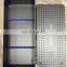 Surgical sterilization container laparoscopic instruments sterilization case