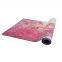Anti-slip Custom Print Marble Foldable Eco Friendly Natural Rubber Microfiber Suede Yoga Mat