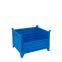 Heavy metal turnover box scrap stacking iron box workshop iron cutting box material box large iron basket