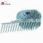 XINHAI Siding Coil Nails Ring Shank Wire Collated Coil Thickcoat Galvanized 15-Degree 2-Inch x 0.090-Inch