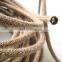 Accessories Hemp braided electric cable wire 2x0.75mm /3x0.75mm For Lighting Fixture