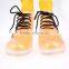 Latest arrival woman lace up boots transparent custom ankle rain boots