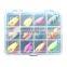 in stock 12pcs/set  metal   Fishing spoon  Set Baits kit with hook box