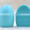 Brush Egg Silicone Makeup Brush Cleaner New design fashion creative portable egg shape silicone makeup brush cleaner egg tools