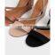 Women latest design asymmetric strap stretchable sling back with ankle wedges heel sandals shoes
