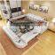 2021 CBMMART Modern style leather sofa wood beds room furniture for home or hotel