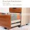 Home Office Portable Vertical Mobile File Cabinet Wood Storage Filing Cabinet