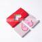 Valentine gift love heart shaped paper cosmetic makeup eye palette packaging bulk sale manufacturer