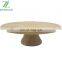 Bamboo Cake Stand On Pedestal Natural Bamboo Cake Decorating Stand  100% Natural