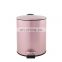 2021 new design style products metal color codes pedal stainless steel waste bin  for hotel home