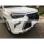 PP plastic material bumpers for Toyota 4Runner 10-20 change to LX style body kit include front and rear bumper headlight grille