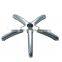 QCP- E07 High Quality Metal Five-star Tripod Office Chair Swivel Chair Base