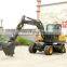 China Crawler Excavator Wheel Shovel Excavator
