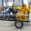 Trailer mounted water well drilling rig portable for china factory price