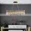 Modern Led Crystal Chandelier Glass Hanging Lighting Decor Indoor Home LED Pendant Lamp
