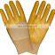 Safety Cuff Cotton Jersey Coated blue gloves nitrile Gloves Work