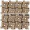 New Manufacturing Luxury Decoration Models Hot Sale Turkish Travertine Mosaic Tumbled from Turkey CEM-T-MOS-01-01