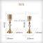 Tapered Gold Taper Heat Resistant Glass Decorative Candle Holder
