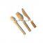 Wholesale Hot Sale Bamboo Fork Knife And Spoon Set Party Desert Tableware Set
