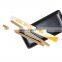 Brown Color Disposable  Bamboo Carbonized Chopsticks  With Individual Full Paper Wrapper