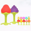 Infant Toddlers Silicone Teether Wholesale Customized Baby Chewable Fruit Shape BPA Free Silicone Baby Teething Toy Teether
