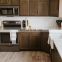 Luxury design dark wood island table vintage best quality kitchen cabinets
