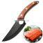 Forged Hammer Pattern Viking Bone Knife Multi-purpose Stainless Steel Fish Kiliing  Butcher Knife