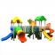 Commercial outdoor playground play sets combined slide children outdoor playground slide for sale