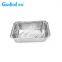 Rectanglar Aluminum Foil Container Wrinkle Wall Container