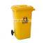 Plastic Industrial Dustbin 240 Liter Mobile Garbage Container Trash Can Two Wheels Waste Bin