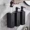 5-star Hotel High quality 304 stainless steel shampoo shower dispenser Hotel shampoo set wall mounted Luxury Soap dispenser