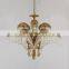 Golden Luxury Crystal Chandelier For Indoor Modern K9 Led Crystal Chandelier