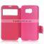 smart super slim window view Flip case for samsung s6,cheap mobile phone cases