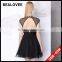 Factory price new arrival ladies diamond black 100% handmade ladies mini skirt beautiful indian pakistani dresses