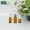 3ml 5ml 10ml Cosmetic Amber Glass Dropper Bottle