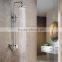 Square Shaped Solid Brass Rain Bathroom Shower