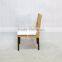 aluminum and rattan wicker restaurant chair