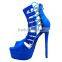 Ankle high roman gladiator sandal boots queen of heels lace up sandals sexy platform shoes