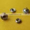 9mm Rhinestone Metal Rivets in Silver NF Color -- A006